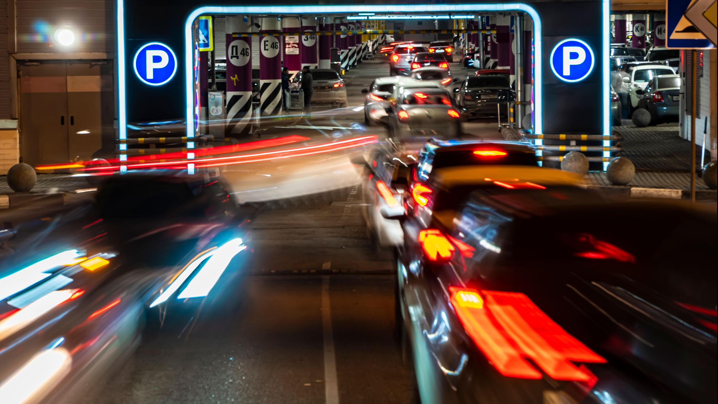 Parking Garage Blur